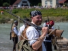 Historische Piratenschlacht in Oberndorf an und auf der Salzach am 13.08.2023; Wird alle 5 Jahre veranstaltet vom SchifferschÃ¼tzen Corps Oberndorf  
Foto und Copyright: Moser Albert, Fotograf, 5201 Seekirchen, Weinbergstiege 1, Tel.: 0043-676-7550526 mailto:albert.moser@sbg.at  www.moser.zenfolio.com