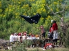 Historische Piratenschlacht in Oberndorf an und auf der Salzach am 13.08.2023; Wird alle 5 Jahre veranstaltet vom SchifferschÃ¼tzen Corps Oberndorf  
Foto und Copyright: Moser Albert, Fotograf, 5201 Seekirchen, Weinbergstiege 1, Tel.: 0043-676-7550526 mailto:albert.moser@sbg.at  www.moser.zenfolio.com