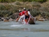 Historische Piratenschlacht in Oberndorf an und auf der Salzach am 13.08.2023; Wird alle 5 Jahre veranstaltet vom SchifferschÃ¼tzen Corps Oberndorf  
Foto und Copyright: Moser Albert, Fotograf, 5201 Seekirchen, Weinbergstiege 1, Tel.: 0043-676-7550526 mailto:albert.moser@sbg.at  www.moser.zenfolio.com