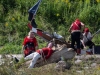 Historische Piratenschlacht in Oberndorf an und auf der Salzach am 13.08.2023; Wird alle 5 Jahre veranstaltet vom SchifferschÃ¼tzen Corps Oberndorf  
Foto und Copyright: Moser Albert, Fotograf, 5201 Seekirchen, Weinbergstiege 1, Tel.: 0043-676-7550526 mailto:albert.moser@sbg.at  www.moser.zenfolio.com