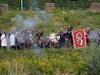 Historische Piratenschlacht in Oberndorf an und auf der Salzach am 13.08.2023; Wird alle 5 Jahre veranstaltet vom SchifferschÃ¼tzen Corps Oberndorf  
Foto und Copyright: Moser Albert, Fotograf, 5201 Seekirchen, Weinbergstiege 1, Tel.: 0043-676-7550526 mailto:albert.moser@sbg.at  www.moser.zenfolio.com