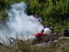 Historische Piratenschlacht in Oberndorf an und auf der Salzach am 13.08.2023; Wird alle 5 Jahre veranstaltet vom SchifferschÃ¼tzen Corps Oberndorf  
Foto und Copyright: Moser Albert, Fotograf, 5201 Seekirchen, Weinbergstiege 1, Tel.: 0043-676-7550526 mailto:albert.moser@sbg.at  www.moser.zenfolio.com