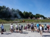 Historische Piratenschlacht in Oberndorf an und auf der Salzach am 13.08.2023; Wird alle 5 Jahre veranstaltet vom SchifferschÃ¼tzen Corps Oberndorf  
Foto und Copyright: Moser Albert, Fotograf, 5201 Seekirchen, Weinbergstiege 1, Tel.: 0043-676-7550526 mailto:albert.moser@sbg.at  www.moser.zenfolio.com