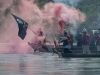 Historische Piratenschlacht in Oberndorf an und auf der Salzach am 13.08.2023; Wird alle 5 Jahre veranstaltet vom SchifferschÃ¼tzen Corps Oberndorf  
Foto und Copyright: Moser Albert, Fotograf, 5201 Seekirchen, Weinbergstiege 1, Tel.: 0043-676-7550526 mailto:albert.moser@sbg.at  www.moser.zenfolio.com