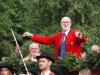 Drei Tage lang feierte die Musikkapelle Tiefgraben den 100-jährigen Bestand. Die Fotos sind vom Festakt am 29. August am Marktplatz in Mondsee.