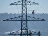 Vorseilzug mittels Hubschrauber bei der 380kV Leitung in Seekirchen am 15.02.2023  
Foto und Copyright: Moser Albert, Fotograf, 5201 Seekirchen, Weinbergstiege 1, Tel.: 0043-676-7550526 mailto:albert.moser@sbg.at  www.moser.zenfolio.com