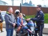 Blulichttag in Mattighofen vor der Motorhall mit Polizei, Feuerwehr und Rettung am 9. Mai 2025