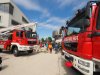Blulichttag in Mattighofen vor der Motorhall mit Polizei, Feuerwehr und Rettung am 9. Mai 2025
