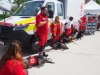 Blulichttag in Mattighofen vor der Motorhall mit Polizei, Feuerwehr und Rettung am 9. Mai 2025
