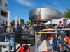 Blulichttag in Mattighofen vor der Motorhall mit Polizei, Feuerwehr und Rettung am 9. Mai 2025