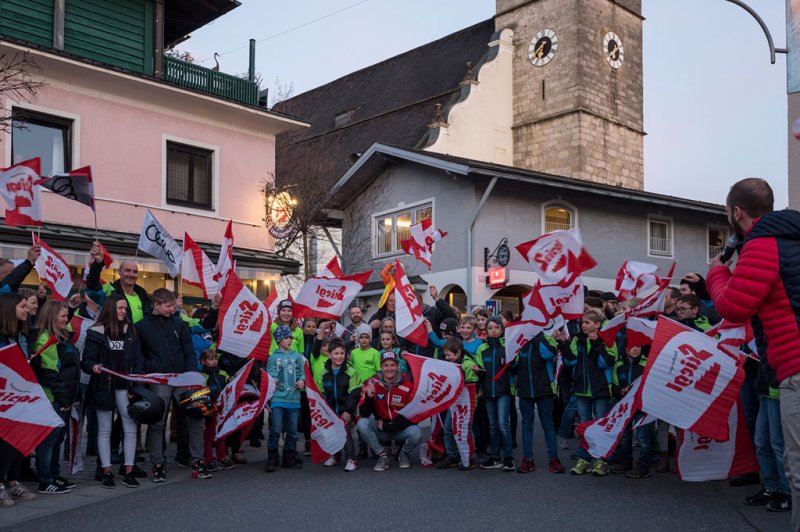 Empfang des Seekirchner Skispringers Daniel Huber in Seekirchen beim Hofwirt am 29.03.2019  
Foto und Copyright: Moser Albert, Fotograf, 5201 Seekirchen, Weinbergstiege 1, Tel.: 0043-676-7550526 mailto:albert.moser@sbg.at  www.moser.zenfolio.com