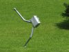 Werke von Erwin Wurm stehen im Sommer 2025 im Kaiserpark von Bad Ischl.
