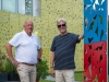 EnthÃ¼llung der Skulptur "Das Leben ist schÃ¶n, drum lebe." von Michael "honzi" Honzak vor dem Altersheim in Seekirchen am 24.08.2023;  
Foto und Copyright: Moser Albert, Fotograf, 5201 Seekirchen, Weinbergstiege 1, Tel.: 0043-676-7550526 mailto:albert.moser@sbg.at  www.moser.zenfolio.com