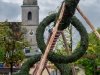 Aufstellung des Maibaumes durch die Landjugend in Seekirchen am 01.05.2022  
Foto und Copyright: Moser Albert, Fotograf, 5201 Seekirchen, Weinbergstiege 1, Tel.: 0043-676-7550526 mailto:albert.moser@sbg.at  www.moser.zenfolio.com