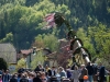 Maibaumaufstellen bei der WaschlmÃ¼hle in Ebenau am 01.05.2019, organisiert vom Trachtenverein "D'Stoawandler" Ebenau;  
Foto und Copyright: Moser Albert