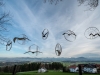 Vernissage zur Kunstinstallation von Franz GÃRG (Neumarkt) am Buchberg bei der Aussichtsplattform am 13.04.2022  
Foto und Copyright: Moser Albert, Fotograf, 5201 Seekirchen, Weinbergstiege 1, Tel.: 0043-676-7550526 mailto:albert.moser@sbg.at  www.moser.zenfolio.com