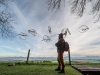 Vernissage zur Kunstinstallation von Franz GÃRG (Neumarkt) am Buchberg bei der Aussichtsplattform am 13.04.2022  
Foto und Copyright: Moser Albert, Fotograf, 5201 Seekirchen, Weinbergstiege 1, Tel.: 0043-676-7550526 mailto:albert.moser@sbg.at  www.moser.zenfolio.com