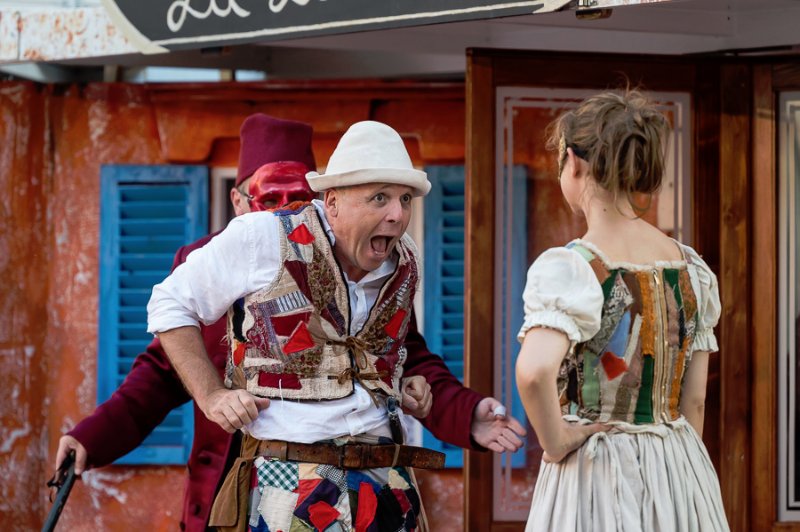 AuffÃ¼hrung des Salzburger StraÃentheaters in Seekirchen am 29.07.2021.  