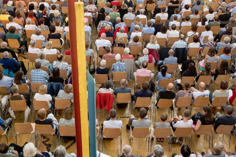 AuffÃ¼hrung des Salzburger StraÃentheaters in Seekirchen am 29.07.2021.  