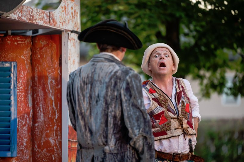 AuffÃ¼hrung des Salzburger StraÃentheaters in Seekirchen am 29.07.2021.  