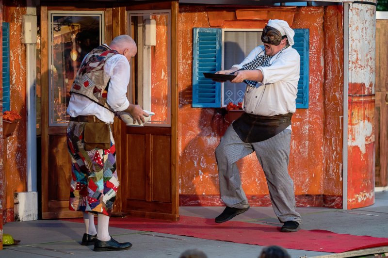 AuffÃ¼hrung des Salzburger StraÃentheaters in Seekirchen am 29.07.2021.  