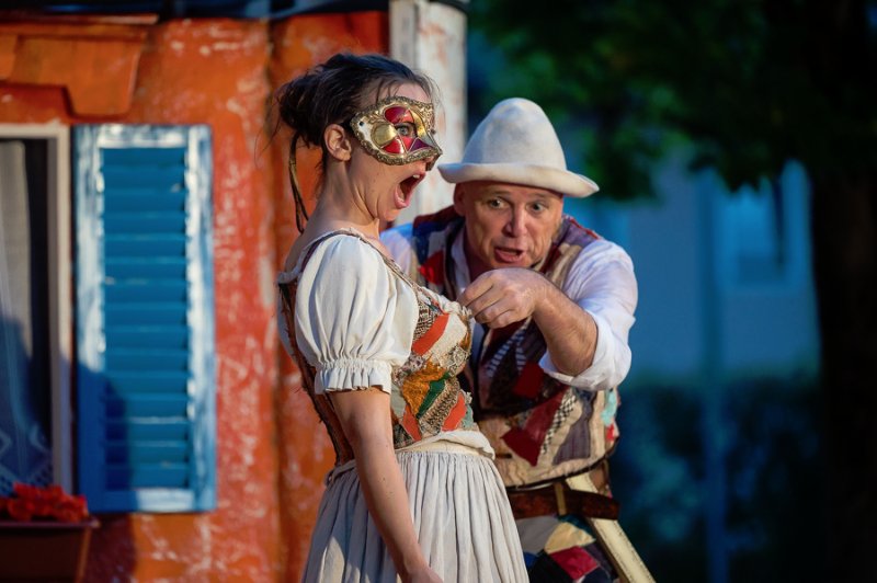 AuffÃ¼hrung des Salzburger StraÃentheaters in Seekirchen am 29.07.2021.  