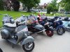 19. Rollerweihe und Vespatreffen des Flachgauer Vespa-Club auf dem Geländer der Trumer Brauerei in Obertrum.